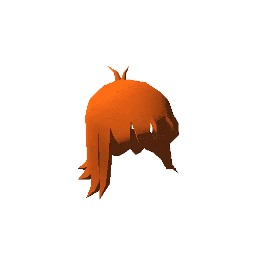 Male Hair 15 Orange